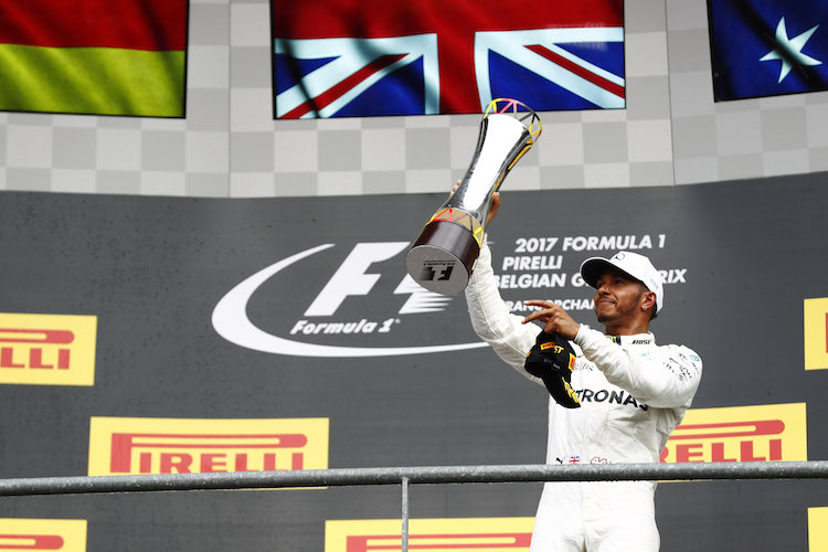 Lewis Hamilton auf dem Weg zum WM-Titel 2017