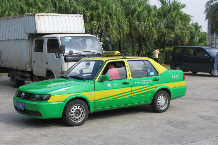 Ein normaler, chinesischer Rennwagen
