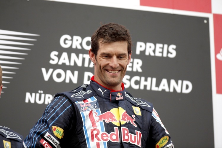 Mark Webber steht erstmals ganz oben