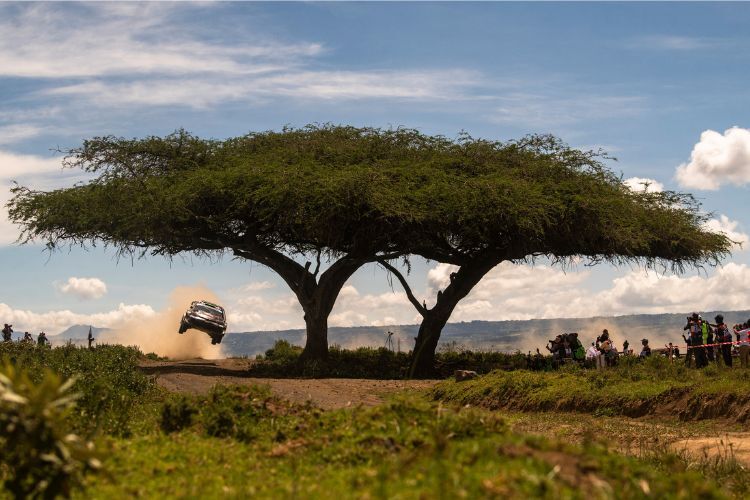 Auch ohne WP-Sieg heute: Toyota-Pilot Elfin Evans hat die Führung der Safari-Rallye Kenia übernommen