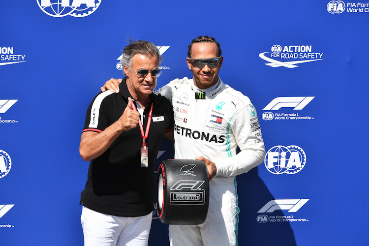 Jean Alesi und Lewis Hamilton