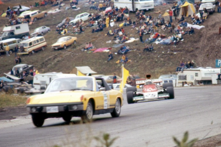 Das Führungsauto im Kanada-GP 1973