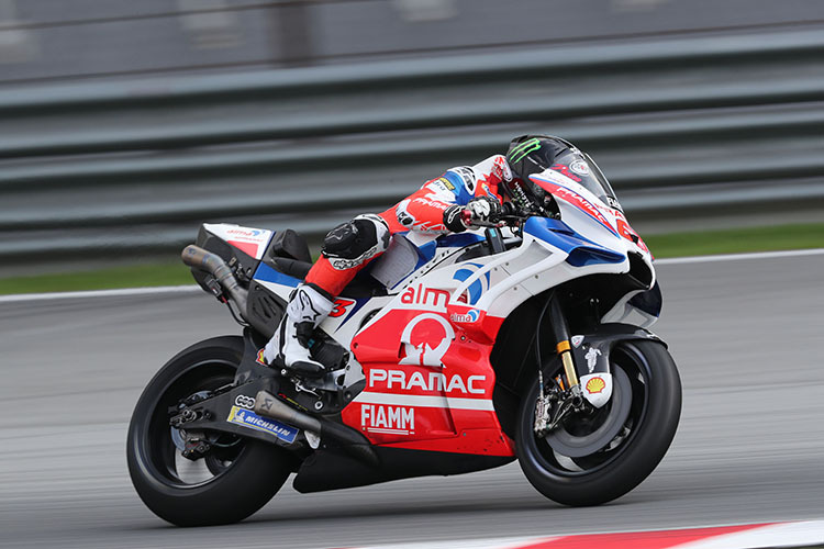 Pecco Bagnaia steuerte die Ducati GP18 auf den zweiten Rang