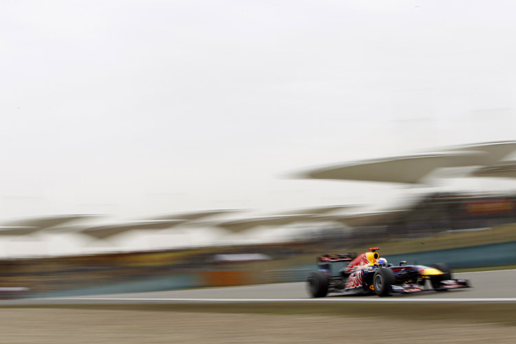 In China bislang eine Klasse für sich: Sebastian Vettel