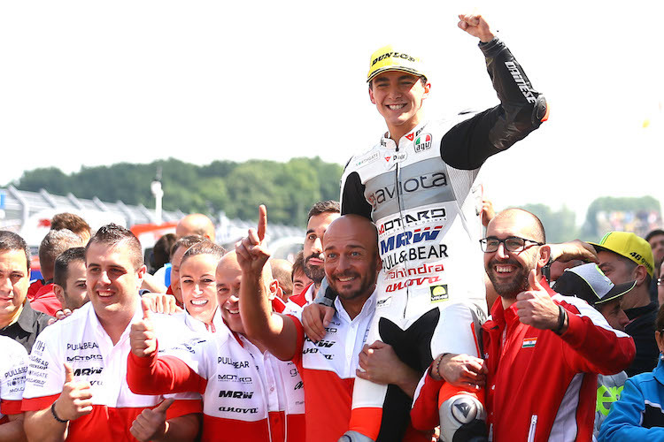 Francesco Bagnaia gewinnt das Moto3-Rennen
