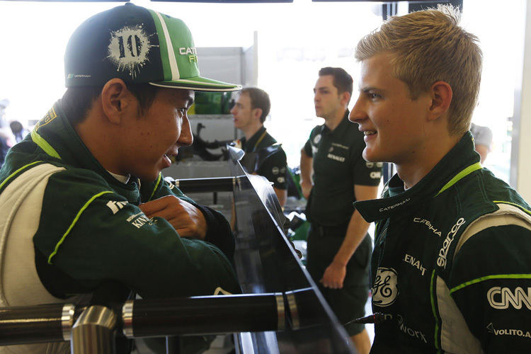 Kamui Kobayashi und Marcus Ericsson