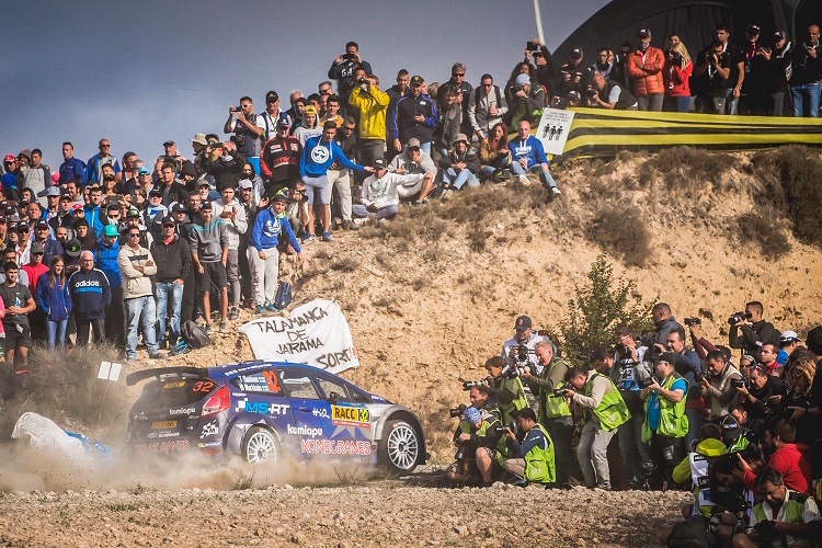 Teemu Suninen gewann in Spanien die WRC2-Wertung