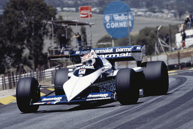 Auch ein Südafrika-GP-Sieger: Nelson Piquet (im Bild im Brabham BT53 BMW beim GP von 1984, den Niki Lauda gewann)