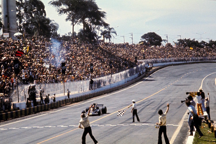 Sieg von Emerson Fittipaldi 1973 in Interlagos