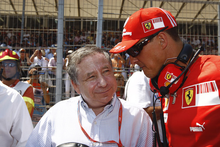 Jean Todt und Michael Schumacher 2008