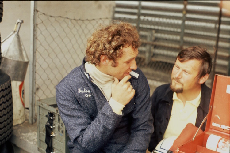 Jochen Mass und Eberhard Winkler Mitte der 1970er-Jahre am Ring