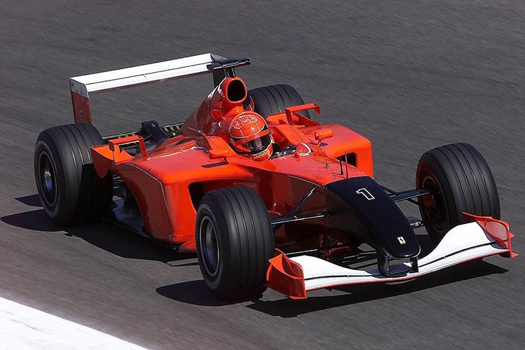 Michael Schumacher 2001 in Monza