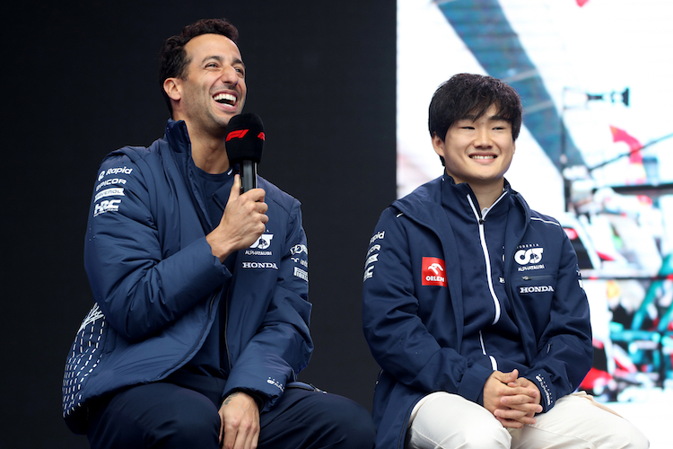 Daniel Ricciardo und Yuki Tsunoda werden auch im nächsten Jahr als AlphaTauri-Stammfahrer in der Formel 1 antreten