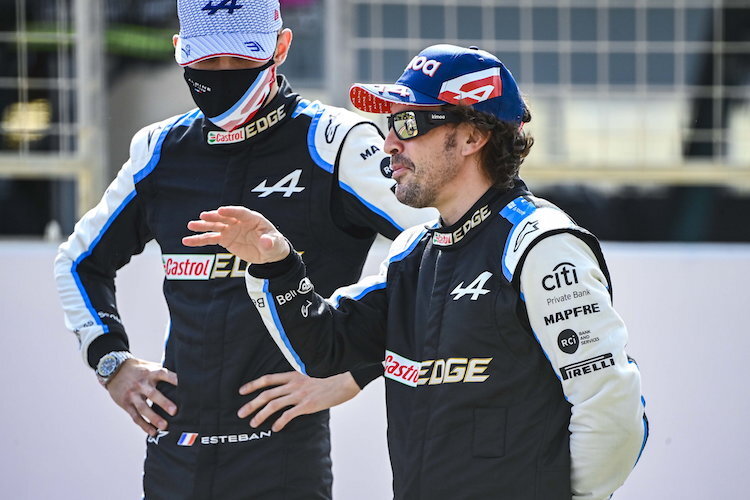 Fernando Alonso und Esteban Ocon