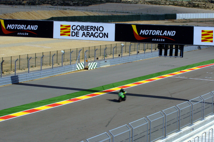 Das Motorland Aragon ist eine von drei Stationen im März 2014