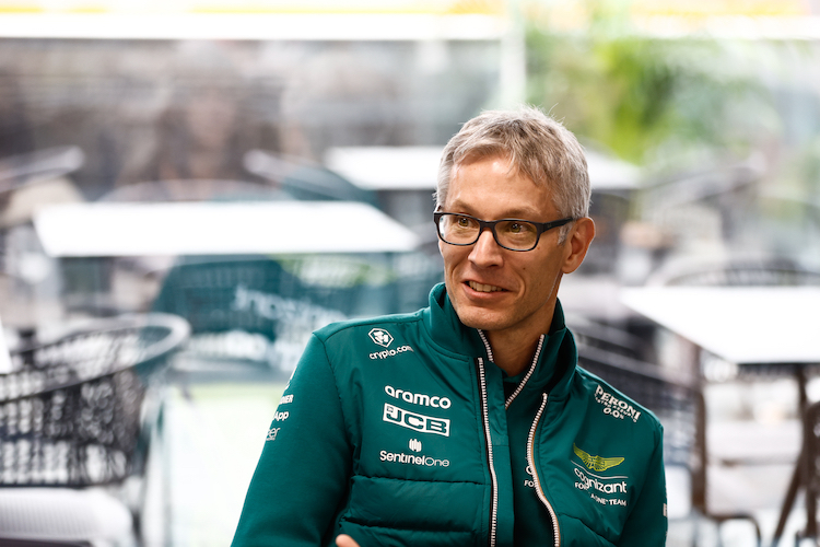 Aston Martin-Teamchef Mike Krack sagt: «Die Rennwochenenden in Monaco und Kanada waren Ausreisser, dort haben sich unsere Schwächen nicht so deutlich gezeigt»