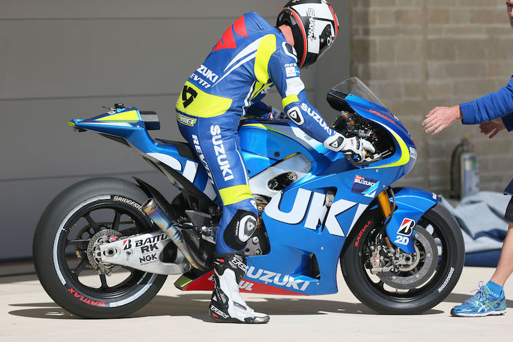 Dieses Bike wird Laverty bald testen: Die MotoGP-Suzuki XRH-1