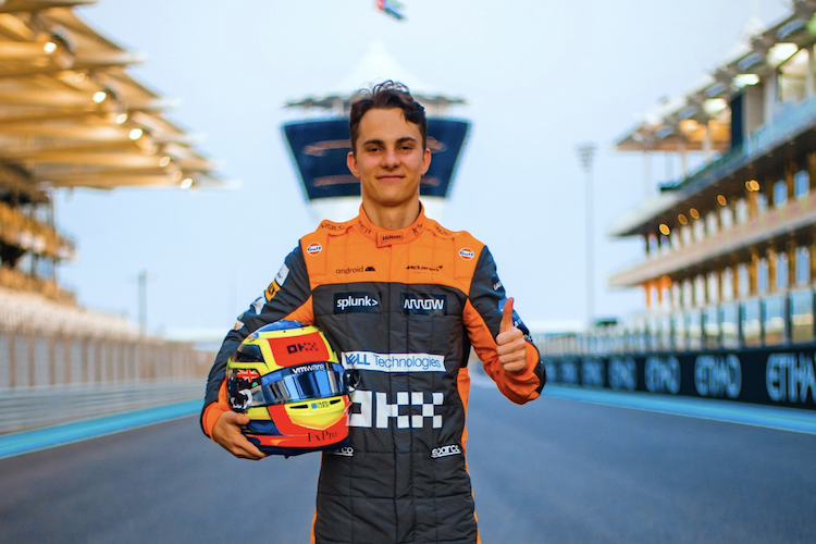 Oscar Piastri nimmt die Arbeit bei McLaren auf