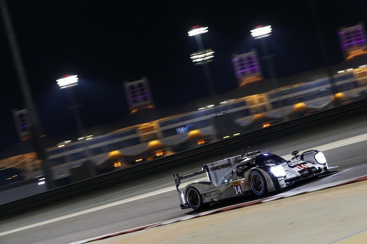 Porsche-Pole im Nachtquali in Bahrain