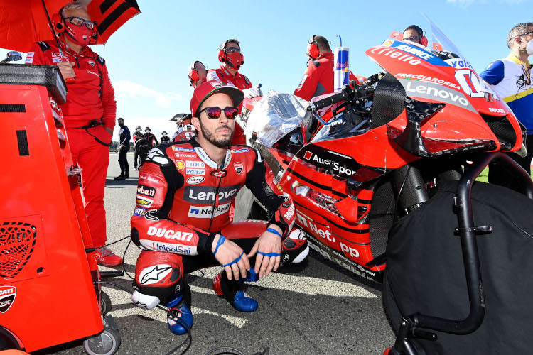 Andrea Dovizioso verpasste in seinem letzten Jahr auf der Ducati das große Ziel