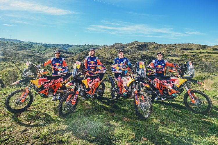 Das Red Bull KTM Team bei der Rallye Dakar 2019