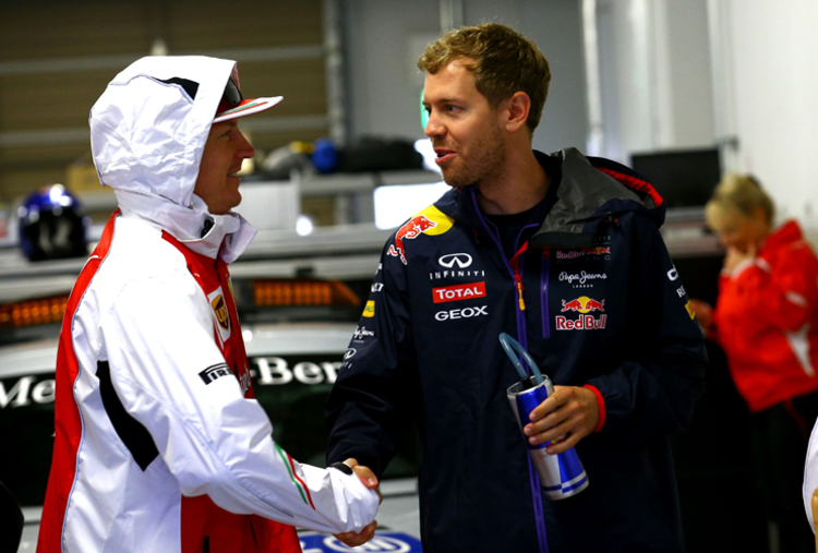 Alte Freunde, nun auch Teamkollegen: Kimi Räikkönen und Sebastian Vettel