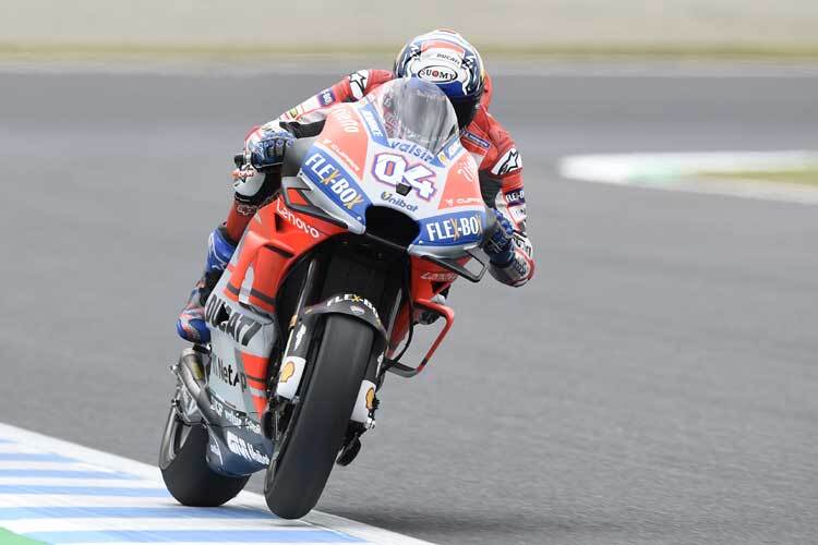 Ducati-Pilot Andrea Dovizioso startet im Honda-Land Japan von der Pole-Position
