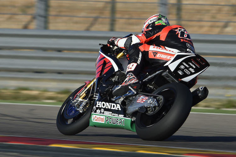 Nicky Hayden fuhr am Mittwoch die schnellste Zeit beim Superbike-Test