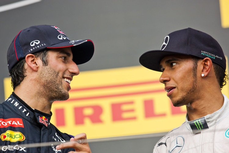 Daniel Ricciardo und Lewis Hamilton: «Wie dunkel ist dein Hotelzimmer?»
