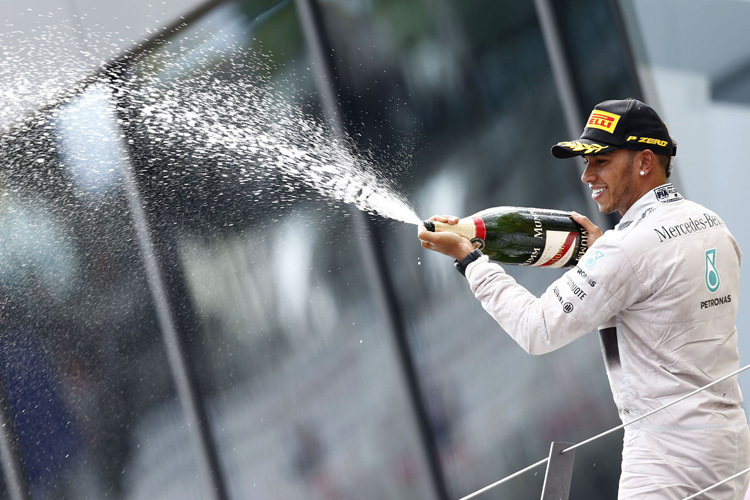 Hätte Lewis Hamilton in Ungarn die Chance auf Sieges-Champagner gehabt?