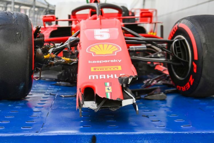 Das Auto von Sebastian Vettel