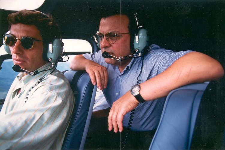 Letzte gemeinsame Flugreise: Senna und Domingos Anfang 1994