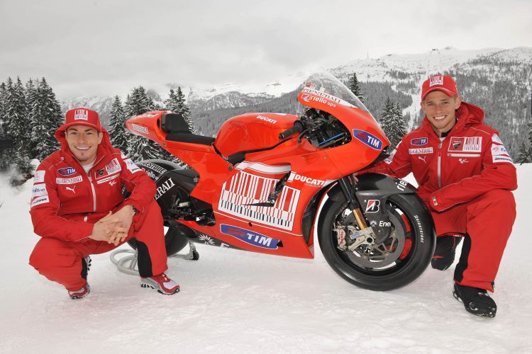 Ducati GP10: Hayden und Stoner sind begeistert