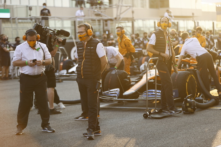 McLaren-CEO Zak Brown mit Teamchef Andreas Seidl