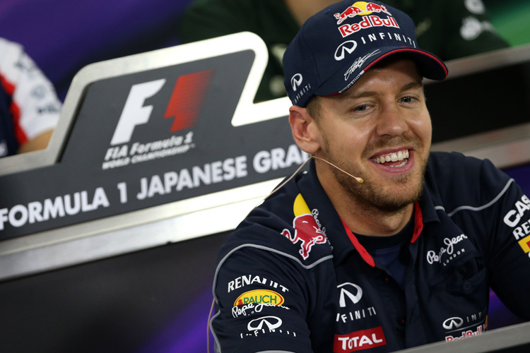 Sebastian Vettel freut sich, zurück in Japan zu sein