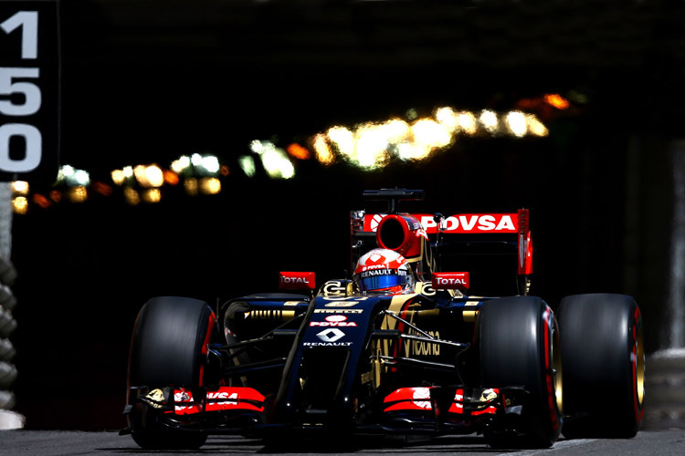 Lotus-Pilot Romain Grosjean: «Die Fahrzeugbalance war ganz okay, doch in den langsamen Ecken hatten wir Probleme»