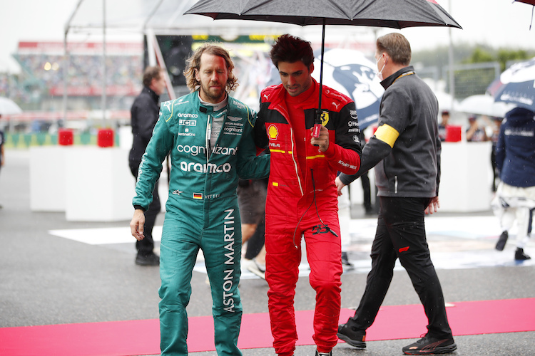 Vettel und Sainz