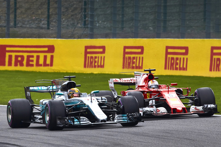 Lewis Hamilton gegen Sebastian Vettel