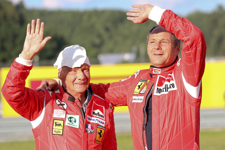 Niki Lauda und Gerhard Berger