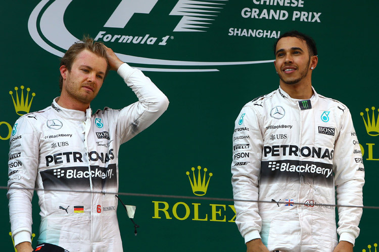 Der Waffenstillstand zwischen Hamilton und Rosberg war nur von kurzer Dauer