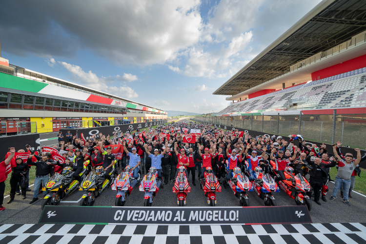 Geballte Ducati-Power in Mugello
