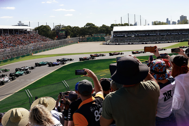 Etablierter Austragungsort der Formel 1: Der Albert Park in Melbourne