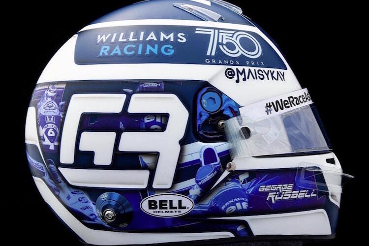 George Russell ehrt die Champions von Williams