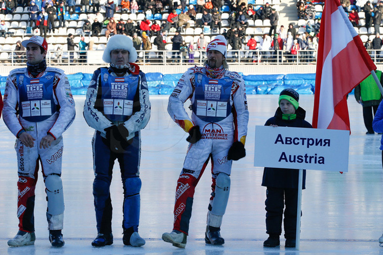 Das starke Austria-Team mit Manfred Seifter, Harald Simon und Franz Zorn