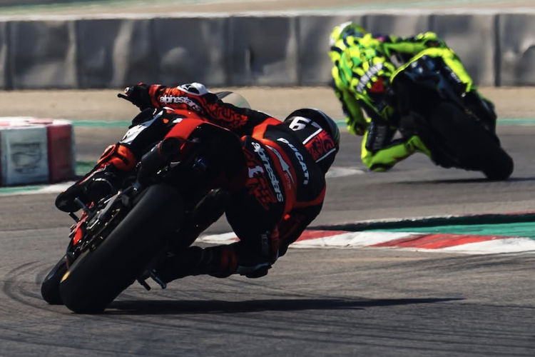 Valentino Rossi und Pecco Bagnaia