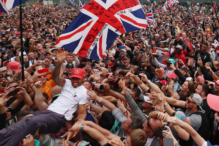 Lewis Hamilton: Das Bad in der Menge wird in diesem Jahr nicht möglich sein