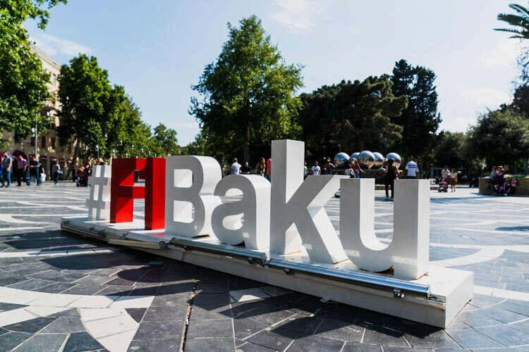 Die Formel 1 gastiert zum zweiten Mal in Baku