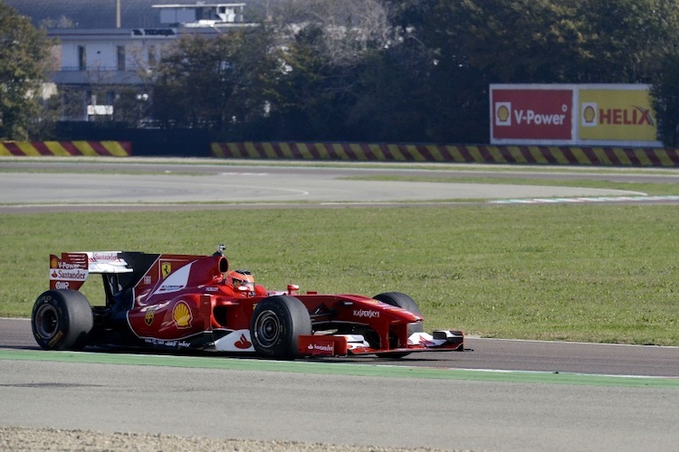 Esteban Ocon bei seinem Ferrari-Test in Fiorano 2014