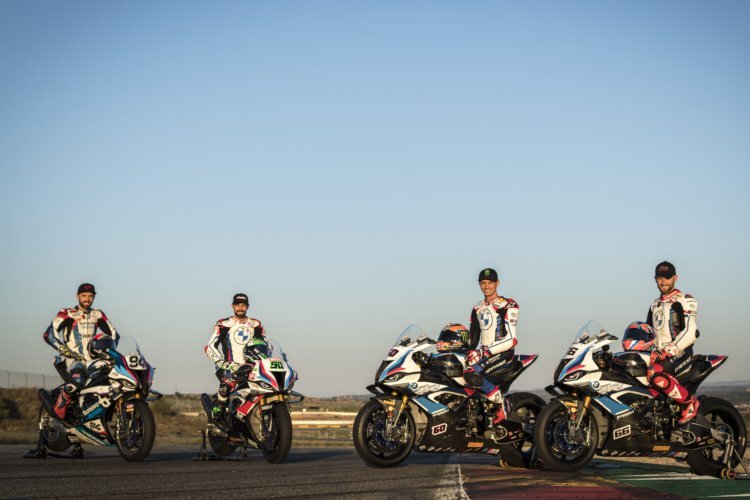 Die vier BMW-Piloten in der Superbike-WM 2021