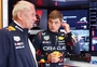 Dr. Helmut Marko mit Schützling Max Verstappen